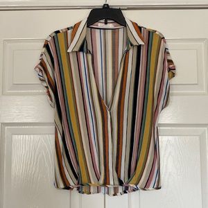Lush Multicolored Striped Top